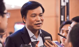 Tổng Thư ký, Chủ nhiệm Văn phòng Quốc hội Nguyễn Hạnh Phúc trong lần trao đổi với PV​. Ảnh Như Ý.