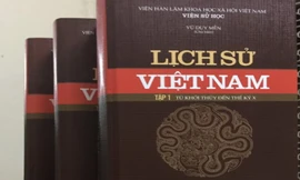Những tập sách trong bộ “Lịch sử Việt Nam” của Viện Sử học Việt Nam.