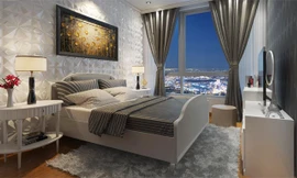 Căn hộ dịch vụ Landmark Plus được trang hoàng nội thất mang đẳng cấp 5 sao.