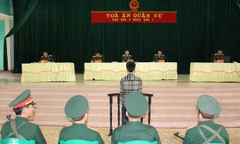 Phiên tòa xét xử bị cáo Nguyễn Ngọc Quân. Ảnh: CTV.