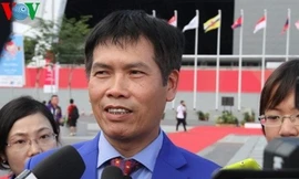 Ông Trần Đức Phấn - Phó Tổng cục trưởng Tổng cục TDTT giữ chức Trưởng đoàn TTVN. Ảnh: VOV.