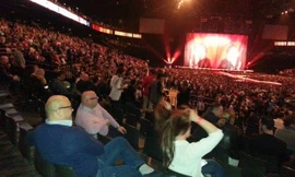 Quang cảnh đêm diễn Rebel Heart của Madonna tại Bỉ. Ảnh: Minh Thu.