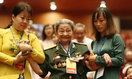 Đại biểu đến tham dự Lễ kỷ niệm. Ảnh Như Ý.