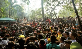 PGS.TS Nguyễn Văn Huy cho rằng, các vấn đề bạo lực, phản cảm của lễ hội đều có thể được hóa giải nếu được tổ chức tốt. Ảnh: Phạm Hùng.