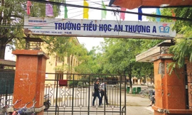 Trường tiểu học An Thượng A, nơi xảy ra vụ việc.