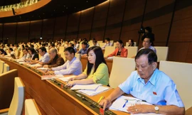 Sáng 12/6, Quốc hội chính thức thông qua Luật tố cáo sửa đổi. Ảnh: Minh Châu.