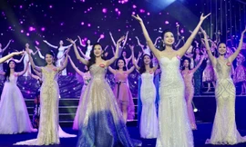 Các thí sinh thi chung kết HHVN 2018 sẽ bừng sáng trong đêm Gala tại Tuần Châu - kỷ niệm 30 năm HHVN. Ảnh: Hồng Vĩnh.