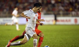 ĐT U22 Việt Nam chọn lối chơi tấn công dù đối đầu U22 Hàn Quốc được đánh giá mạnh hơn. Lối chơi này được xem là tính toán của BHL U22 Việt Nam nhằm có sự chuẩn bị tốt nhất cho SEA Games 2017. Ảnh: VSI.