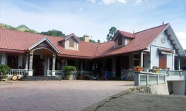 Ngôi nhà Tuân xây cho mẹ và vợ con tại quê ở Thạch Thất, Hà Nội.