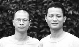 KTS Đoàn Thanh Hà (đeo kính) và KTS Trần Ngọc Phương đồng sáng lập H&P Architects.