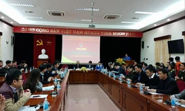 Quang cảnh Tọa đàm Tuyên ngôn của Đảng Cộng sản và con đường cách mạng của thanh niên trong thời kỳ mới.