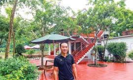 Cái tên Hồ Khanh khiến thêm nhiều người biết đến khu nghỉ cạnh sông Son này. Ảnh: N.M.Hà.