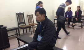 Bị cáo Nguyễn Tiến Hoàn tại tòa.