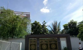 Ngôi nhà của ông Trương Quý Dương ở TP Hòa Bình. Ảnh: Minh Ðức.