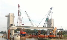 Dự án chống ngập 10.000 tỷ đồng ứng phó biến đổi khí hậu, phù hợp quy hoạch xây dựng vùng TPHCM vừa được chính phủ ban hành. Ảnh: Huy Thịnh.