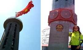 Cột cờ Lũng Cú, in dấu ấn nơi cô đi qua.