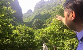 “Mỏ vàng” của người Chi Lăng trên dãy Kai Kinh hùng vĩ. Ảnh: Duy Chiến.