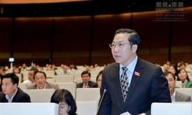 Ông Lưu Bình Nhưỡng từng chất vấn các bộ trưởng về các dự án nghìn tỷ thua lỗ. Ảnh: T.N.