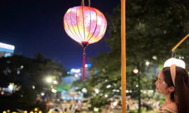 Di chuyển hơn 100 km về Hoa Lư chỉ để check-in cảnh phố cổ lên đèn