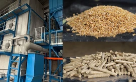Dùng trấu để giảm phát thải tại nhà máy dệt ở Nam Định