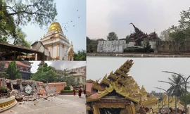 Động đất mạnh 7,7 độ phá hủy nhiều điểm du lịch nổi tiếng ở Myanmar