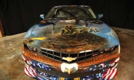 Chiêm ngưỡng siêu phẩm Chevrolet Camaro SS “độ” với Airbrush