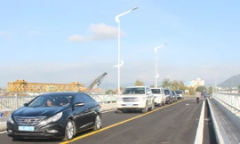 Thông xe cầu Đà Rằng mới dài nhất miền Trung