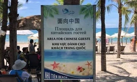  'Cắt khúc' bãi tắm dành riêng cho khách Trung Quốc để dễ quản lý?