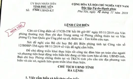 Phú Yên ra công điện cấm biển từ sáng 9/11 