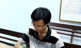 Hung thủ Phan Minh Tuấn bị bắt tại cơ quan Công an.