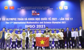 Các thí sinh trong đội tuyển môn Toán học.