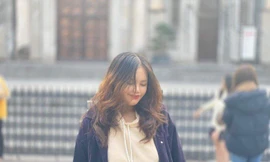 Sinh viên Lê Vũ Anh Thư, năm thứ nhất bằng Cử nhân về quản trị du lịch khách sạn trường Đại học La Trobe ở Melbourne, Ú