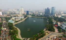 Hồ Thành Công được đề xuất lấp xây chung cư - Ảnh: Reatimes 