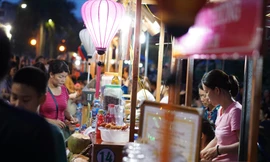 Khu vực ẩm thực Tây Hồ biến mất khỏi không gian đi bộ Trịnh Công Sơn. Ảnh: NGUYÊN KHÁNH 