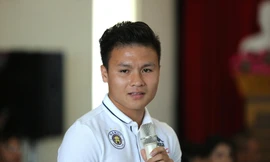 Cầu thủ Nguyễn Quang Hải. Ảnh: Như Ý