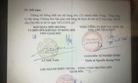 Ông Lê Anh Tuân (PGÐ) đang ở Ðài Loan nhưng vẫn có mặt ở hiện trường ngày 30/12/2018 để ký bàn giao mặt bằng sạch sau khi RPBMVN