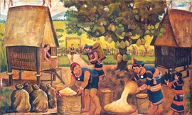 Tác phẩm của họa sĩ Xu Man 