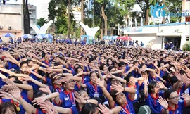 “Tuổi trẻ Việt Nam nhớ lời Di chúc theo chân Bác” là đợt sinh hoạt chính trị rộng lớn của đoàn viên, thanh thiếu nhi năm 2019. Ảnh: CTV 