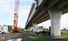 Ðiểm đầu dự án cao tốc Trung Lương - Mỹ Thuận tại huyện Châu Thành, tỉnh Tiền Giang, tiếp nối cao tốc TPHCM - Trung Lương