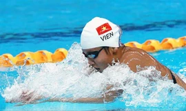 Thành tích của kình ngư Ánh Viên đã chững lại, nếu không muốn nói thụt lùi so với vài năm trước. Ảnh: VSI