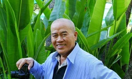 Ông Trần Bích Sen trong một lần tác nghiệp 