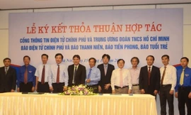 Cổng TTĐT Chính phủ hợp tác với Trung ương Đoàn
