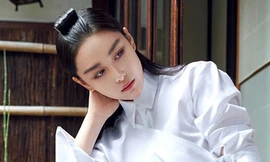 Ngẩn ngơ trước vẻ đẹp xuất thần của 'siêu vòng 1' Trương Hinh Dư