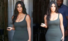 Kim Kardashian khoe đường cong 'nghẹt thở' ở Los Angeles