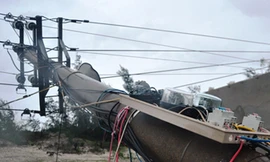 10 nhà máy điện ngừng hoạt động vì bão số 11