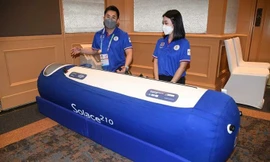 Thái Lan mang thiết bị siêu hiện đại sang Việt Nam giúp các VĐV hồi phục nhanh 