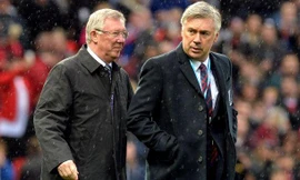 Trận thắng của Real Madrid giúp HLV Ancelotti 'soán ngôi' Sir Alex 