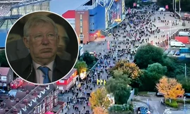 Người hâm mộ MU đau lòng, lũ lượt ra về khi trận đấu đang diễn ra