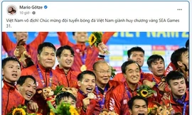 Ngôi sao Mario Gotze chúc mừng U23 Việt Nam giành HCV SEA Games 31 