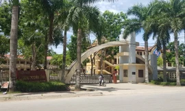 Trường PTTH Nông Cống I. Ảnh CTV